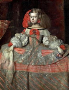 Margherita d'Austria ritratta infante da Velázquez (Madrid, Prado).De Agostini Picture Library/G. Nimatallah Margherita d'Austria ritratta infante da Velázquez (Madrid, Prado).De Agostini Picture Library/G. Nimatallah