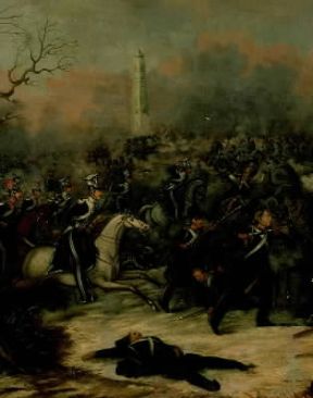 Polonia. Un momento degli scontri avvenuti in occasione dell'insurrezione di Varsavia del 1830; opera di J. Lewiki conservata nel Museo Storico di Varsavia.De Agostini Picture Library/A. Dagli Orti Polonia. Un momento degli scontri avvenuti in occasione dell'insurrezione di Varsavia del 1830; opera di J. Lewiki conservata nel Museo Storico di Varsavia.De Agostini Picture Library/A. Dagli Orti