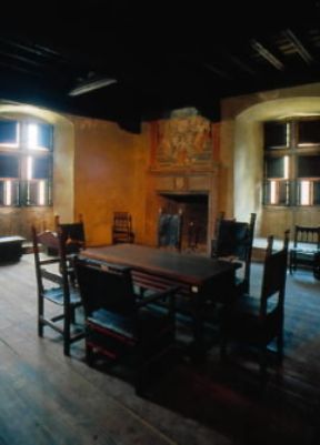 Valle d'Aosta. Interno del castello di Fénis.De Agostini Picture Library/G.P. Cavallero Valle d'Aosta. Interno del castello di Fénis.De Agostini Picture Library/G.P. Cavallero