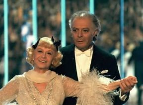 Giulietta Masina con Marcello Mastroianni nel film Ginger & Fred (1985) di F. Fellini.De Agostini Picture Library Giulietta Masina con Marcello Mastroianni nel film Ginger & Fred (1985) di F. Fellini.De Agostini Picture Library