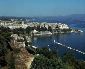 CorfÃ¹. Veduta della cittÃ .De Agostini Picture Library / G. Barone