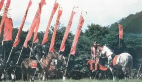 Akira Kurosawa. Una scena tratta da Ran (1985).De Agostini Picture Library Akira Kurosawa. Una scena tratta da Ran (1985).De Agostini Picture Library