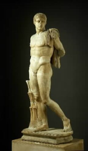 Diomede . Copia romana in marmo, proveniente da Cuma, di un originale greco (Napoli, Museo Archeologico Nazionale).De Agostini Picture Library/G. Nimatallah Diomede . Copia romana in marmo, proveniente da Cuma, di un originale greco (Napoli, Museo Archeologico Nazionale).De Agostini Picture Library/G. Nimatallah