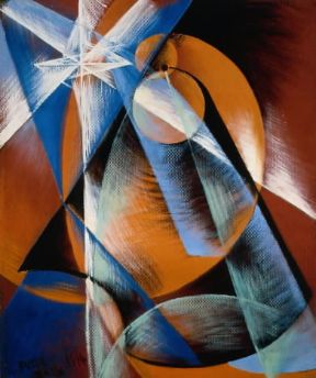 Giacomo Balla. Mercurio passa davanti al sole, visto col telescopio, 1914.De Agostini Picture Library Giacomo Balla. Mercurio passa davanti al sole, visto col telescopio, 1914.De Agostini Picture Library