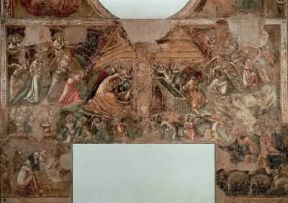 Vitale da Bologna. Natività , affresco dell'oratorio di Mezzaratta (Bologna, Pinacoteca Nazionale).De Agostini Picture Library Vitale da Bologna. Natività , affresco dell'oratorio di Mezzaratta (Bologna, Pinacoteca Nazionale).De Agostini Picture Library