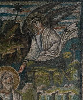 Angelo. Mosaico (Ravenna, San Vitale).De Agostini Picture Library/A. De Gregorio Angelo. Mosaico (Ravenna, San Vitale).De Agostini Picture Library/A. De Gregorio