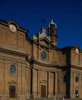 Benedetto Alfieri. La facciata del duomo di Carignano.De Agostini Picture Library/G. P. Cavallero Benedetto Alfieri. La facciata del duomo di Carignano.De Agostini Picture Library/G. P. Cavallero