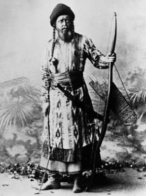 Il principe Igor. Il personaggio di khan Koncan interpretato da M. Korjakin in una rappresentazione del 1890.De Agostini Picture Library/Ass. Italia-URSS Il principe Igor. Il personaggio di khan Koncan interpretato da M. Korjakin in una rappresentazione del 1890.De Agostini Picture Library/Ass. Italia-URSS