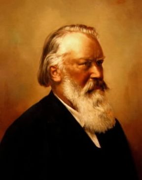 Johannes Brahms in un ritratto del sec. XIX (Vienna, Società Amici della Musica).De Agostini Picture Library/A. Dagli Orti Johannes Brahms in un ritratto del sec. XIX (Vienna, Società Amici della Musica).De Agostini Picture Library/A. Dagli Orti