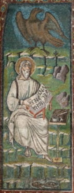 Matteo. L'apostolo raffigurato in un mosaico della chiesa di San Vitale a Ravenna.De Agostini Picture Library/A. De Gregorio Matteo. L'apostolo raffigurato in un mosaico della chiesa di San Vitale a Ravenna.De Agostini Picture Library/A. De Gregorio