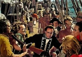 Bounty . Un fotogramma del film Gli ammutinati del Bounty (1962) di L. Milestone.De Agostini Picture Library