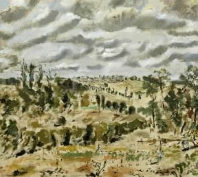 Filippo De Pisis . Paesaggio di Guascogna (1932; Firenze, Galleria d'Arte Moderna).De Agostini Picture Library/G. Nimatallah Filippo De Pisis . Paesaggio di Guascogna (1932; Firenze, Galleria d'Arte Moderna).De Agostini Picture Library/G. Nimatallah