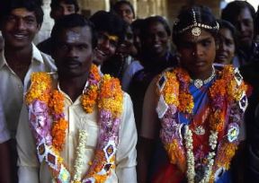 India . Matrimonio tamil nello Stato del Tamil Nadu.De Agostini Picture Library/A. Tessore India . Matrimonio tamil nello Stato del Tamil Nadu.De Agostini Picture Library/A. Tessore
