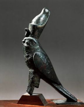 Horus. Bronzetto raffigurante il dio-falco (Torino, Museo Egizio).De Agostini Picture Library / G. Dagli Orti Horus. Bronzetto raffigurante il dio-falco (Torino, Museo Egizio).De Agostini Picture Library / G. Dagli Orti