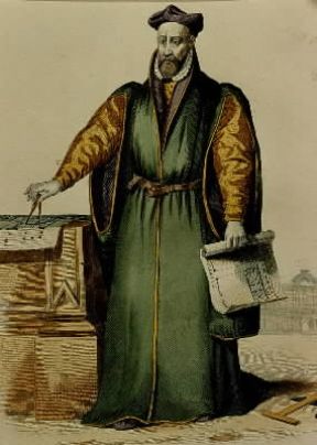 Philibert Delorme in un ritratto (Parigi, Musée des Arts Décoratifs).De Agostini Picture Library/G. Dagli Orti Philibert Delorme in un ritratto (Parigi, Musée des Arts Décoratifs).De Agostini Picture Library/G. Dagli Orti