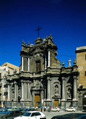Giovanni Biagio Amico. La facciata della chiesa di S. Anna a Palermo.De Agostini Picture Library/G. Cappellani Giovanni Biagio Amico. La facciata della chiesa di S. Anna a Palermo.De Agostini Picture Library/G. Cappellani