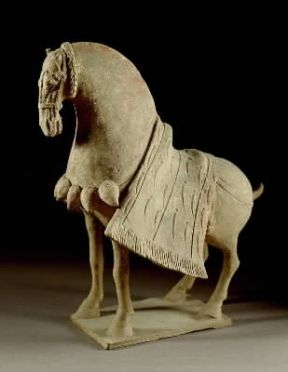 Repubblica Popolare della Cina. Cavallo in terracotta del periodo Wei (Parigi, Musée Cernuschi).De Agostini Picture Library/G. Dagli Orti Repubblica Popolare della Cina. Cavallo in terracotta del periodo Wei (Parigi, Musée Cernuschi).De Agostini Picture Library/G. Dagli Orti