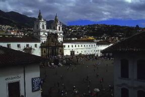 Ecuador . La chiesa di S. Francesco nella capitale ecuadoregna.De Agostini Picture Library/V. Degrandi Ecuador . La chiesa di S. Francesco nella capitale ecuadoregna.De Agostini Picture Library/V. Degrandi