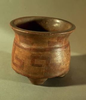 El Salvador. Vaso appartenente alla produzione delle civiltà precolombiane.De Agostini Picture Library/Chomon-Perino El Salvador. Vaso appartenente alla produzione delle civiltà precolombiane.De Agostini Picture Library/Chomon-Perino