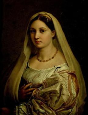Ritratto. La Fornarina di Raffaello (Firenze, Galleria Palatina).De Agostini Picture Library/G. Dagli Orti Ritratto. La Fornarina di Raffaello (Firenze, Galleria Palatina).De Agostini Picture Library/G. Dagli Orti