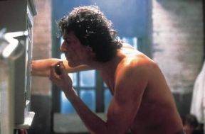 David Cronenberg. Una scena del film La mosca con J. Goldblum.De Agostini Picture Library. David Cronenberg. Una scena del film La mosca con J. Goldblum.De Agostini Picture Library.