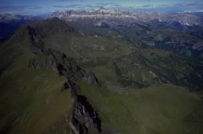 Dolomiti . Gruppo del Sella (3151 m).De Agostini Picture Library/S. Vannini Dolomiti . Gruppo del Sella (3151 m).De Agostini Picture Library/S. Vannini