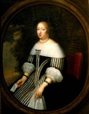 Anna d'Austria in un ritratto del sec. XVII (Versailles, Museo).De Agostini Picture Library/G. Dagli Orti Anna d'Austria in un ritratto del sec. XVII (Versailles, Museo).De Agostini Picture Library/G. Dagli Orti