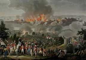 Danimarca . Bombardamento di Copenaghen (1807) da parte della flotta britannica, durante le guerre napoleoniche in un'incisione francese dell'epoca (Parigi, Collection Masson).De Agostini Picture Library/G. Dagli Orti Danimarca . Bombardamento di Copenaghen (1807) da parte della flotta britannica, durante le guerre napoleoniche in un'incisione francese dell'epoca (Parigi, Collection Masson).De Agostini Picture Library/G. Dagli Orti