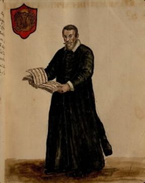 Italia . C. Monteverdi in un'illustrazione de Gli abiti de' veneziani di Giovanni Grewembroch (Venezia, Museo Correr).De Agostini Picture Library/A. Dagli Orti Italia . C. Monteverdi in un'illustrazione de Gli abiti de' veneziani di Giovanni Grewembroch (Venezia, Museo Correr).De Agostini Picture Library/A. Dagli Orti