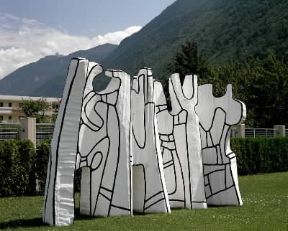 Jean Dubuffet . Elementi d'architettura (Martigny, Fond Pierre Gianadda).De Agostini Picture Library/G. Dagli Orti Jean Dubuffet . Elementi d'architettura (Martigny, Fond Pierre Gianadda).De Agostini Picture Library/G. Dagli Orti