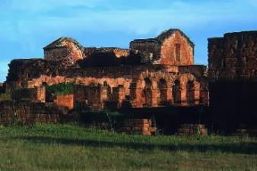 Paraguay . Uno scorcio dei resti della missione gesuitica di Trinidad.De Agostini Picture Library/G. Sioën Paraguay . Uno scorcio dei resti della missione gesuitica di Trinidad.De Agostini Picture Library/G. Sioën