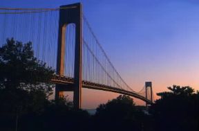 Ponte. Il ponte G. da Verrazano a New York (1964).De Agostini Picture Library/G. Sioën Ponte. Il ponte G. da Verrazano a New York (1964).De Agostini Picture Library/G. Sioën