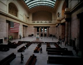 Atrio dell'Union Station di Chicago.De Agostini Picture Library/S. Vannini Atrio dell'Union Station di Chicago.De Agostini Picture Library/S. Vannini