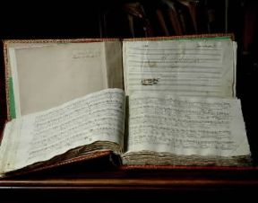 Domenico Cimarosa. Pagine autografe di Il matrimonio segreto.De Agostini Picture Library/A. De Gregorio Domenico Cimarosa. Pagine autografe di Il matrimonio segreto.De Agostini Picture Library/A. De Gregorio