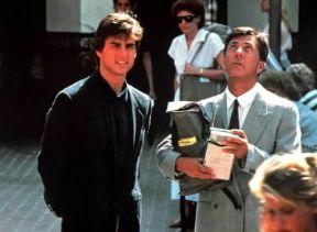 Dustin Hoffman con Tom Cruise in Rain Man (1988).De Agostini Picture Library Dustin Hoffman con Tom Cruise in Rain Man (1988).De Agostini Picture Library
