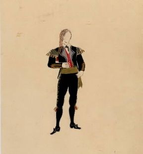 Figaro in un bozzetto per l'opera Il barbiere di Siviglia di G. Rossini, ispirata all'omonima commedia di Beaumarchais (Parigi, Bibliothèque de l'Opéra).Parigi, Bibliothèque de l'Opéra Figaro in un bozzetto per l'opera Il barbiere di Siviglia di G. Rossini, ispirata all'omonima commedia di Beaumarchais (Parigi, Bibliothèque de l'Opéra).Parigi, Bibliothèque de l'Opéra