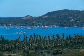 Antigua e Barbuda. English Harbour nell'isola di Antigua.De Agostini Picture Library/Rivolta Antigua e Barbuda. English Harbour nell'isola di Antigua.De Agostini Picture Library/Rivolta