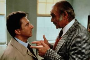 Attore. Sean Connery e Dustin Hoffman.De Agostini Picture Library Attore. Sean Connery e Dustin Hoffman.De Agostini Picture Library