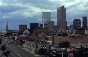 Denver . Veduta del centro della metropoli statunitense.De Agostini Picture Library/E. Turri Denver . Veduta del centro della metropoli statunitense.De Agostini Picture Library/E. Turri