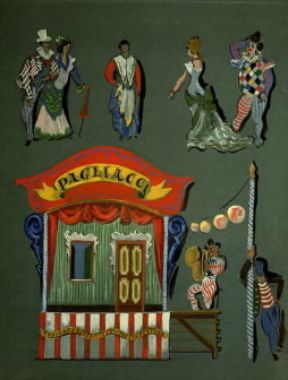 Italia . Scenografia di P. Ricci per una rappresentazione dei Pagliacci di R. Leoncavallo (Napoli, Teatro S. Carlo).De Agostini Picture Library/A. Dagli Orti Italia . Scenografia di P. Ricci per una rappresentazione dei Pagliacci di R. Leoncavallo (Napoli, Teatro S. Carlo).De Agostini Picture Library/A. Dagli Orti