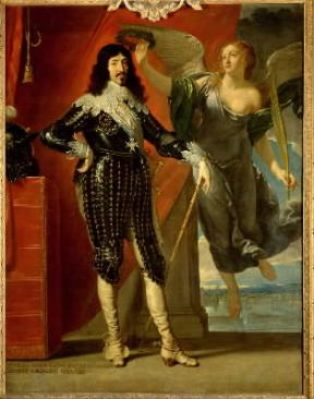 Luigi XIII viene incoronato dalla Vittoria in un dipinto di Ph. de Champaigne (1635; Parigi, Louvre).De Agostini Picture Library/G. Dagli Orti Luigi XIII viene incoronato dalla Vittoria in un dipinto di Ph. de Champaigne (1635; Parigi, Louvre).De Agostini Picture Library/G. Dagli Orti