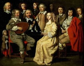 Pittura di genere. Riunione musicale dei fratelli Le Nain (Parigi, Louvre).De Agostini Picture Library/G. Dagli Orti