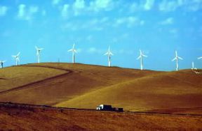 Stati Uniti . Una centrale eolica in California.De Agostini Picture Library/E. Turri Stati Uniti . Una centrale eolica in California.De Agostini Picture Library/E. Turri