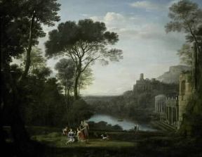 Francia. Paesaggio con la ninfa di C. Lorrain (Napoli, Museo Nazionale di Capodimonte).De Agostini Picture Library/G. Dagli Orti Francia. Paesaggio con la ninfa di C. Lorrain (Napoli, Museo Nazionale di Capodimonte).De Agostini Picture Library/G. Dagli Orti
