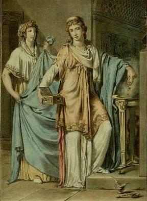 Jean Racine. Un'incisione di ChÃ©ry per la Berenice (Parigi, MusÃ©e des Arts DÃ©coratifs).De Agostini Picture Library/G. Dagli Orti