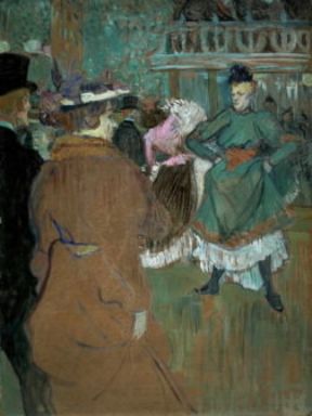 Moulin Rouge. Quadriglia al Moulin Rouge di H. Toulouse-Lautrec (1882; Washington, National Gallery of Art).Washington, National Gallery of Art