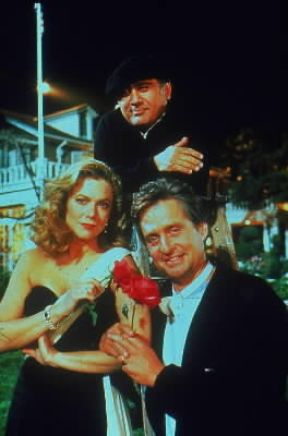 Michael Douglas (in basso a destra) in una foto di scena per il film La guerra dei Roses (1989).De Agostini Picture Library Michael Douglas (in basso a destra) in una foto di scena per il film La guerra dei Roses (1989).De Agostini Picture Library