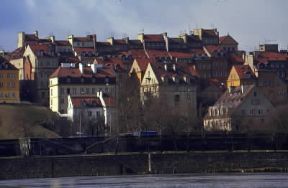Varsavia. Veduta della parte piÃ¹ antica della cittÃ  sulla Vistola.De Agostini Picture Library/W. Buss