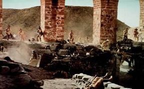 Sam Peckinpah. Una scena tratta da Il mucchio selvaggio (1969).De Agostini Picture Library