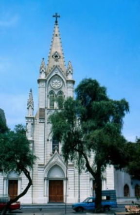 Antofagasta. La facciata della cattedrale.De Agostini Picture Library/W. Buss Antofagasta. La facciata della cattedrale.De Agostini Picture Library/W. Buss